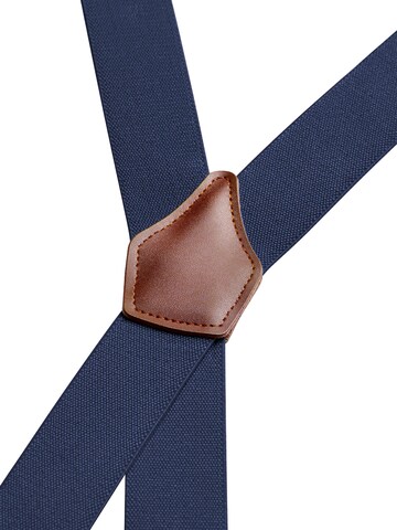 Trendhim Suspenders 'Vexel' in Blue: front