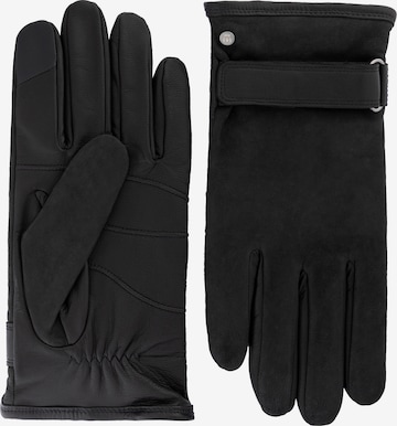 Mezzoguanti 'BREGENZ' di Roeckl in nero: frontale