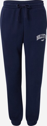 HOLLISTER Tapered Pants in Blue: front