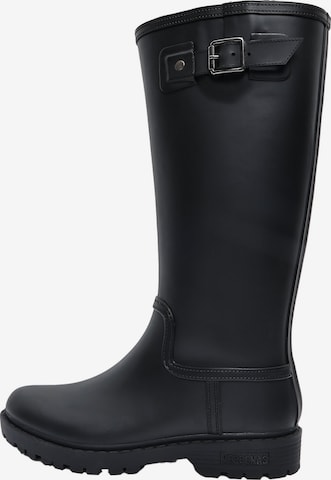 VERBENAS Stiefel 'GRETA' in Schwarz: Vorderseite