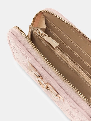 GUESS Wallet 'Anise' in Pink