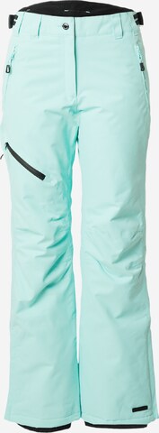 ICEPEAK Regular Workout Pants 'CURLEW' in Green: front