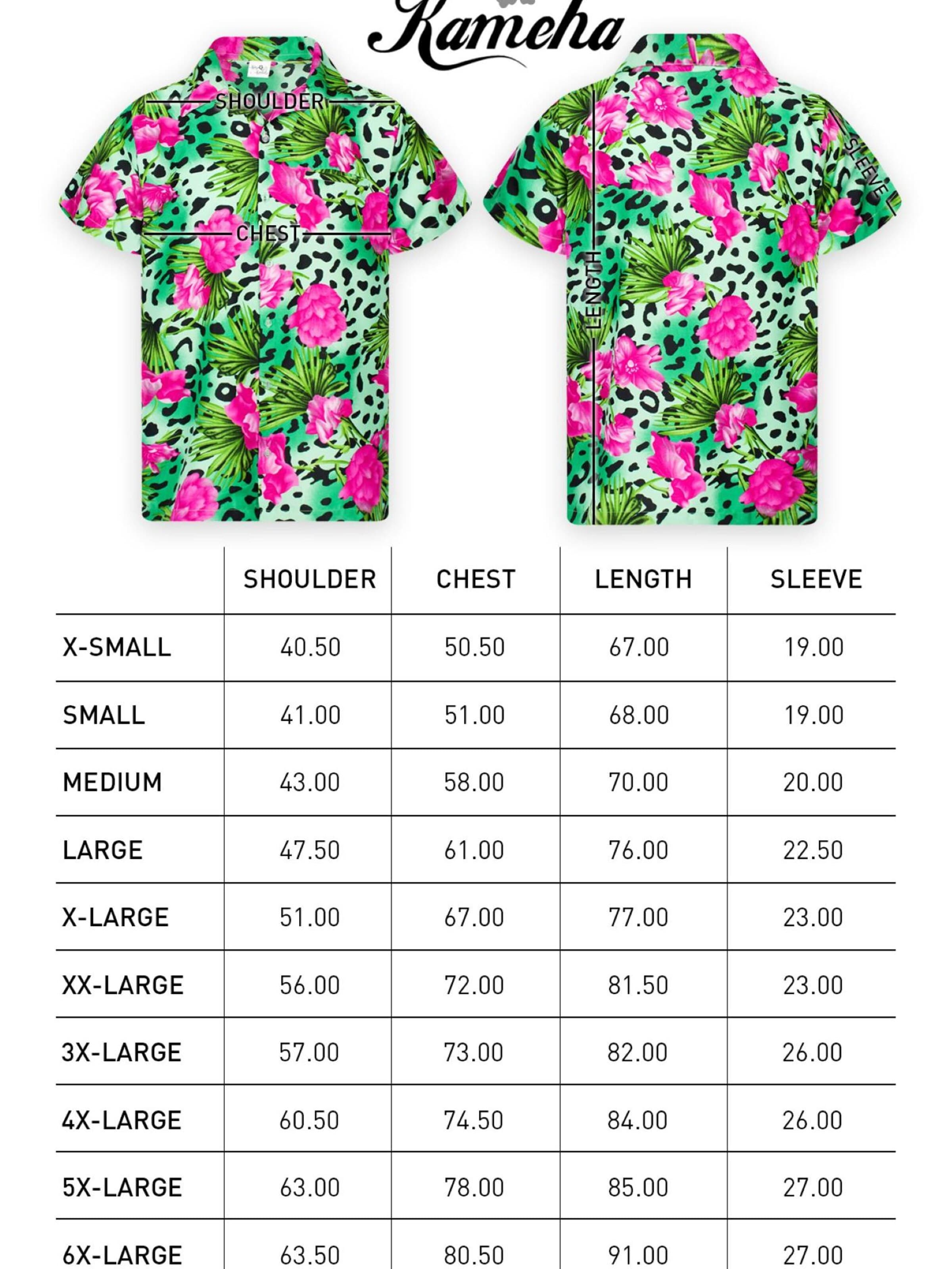 King Kameha Shirt 'Leopard Flowers' in Groen