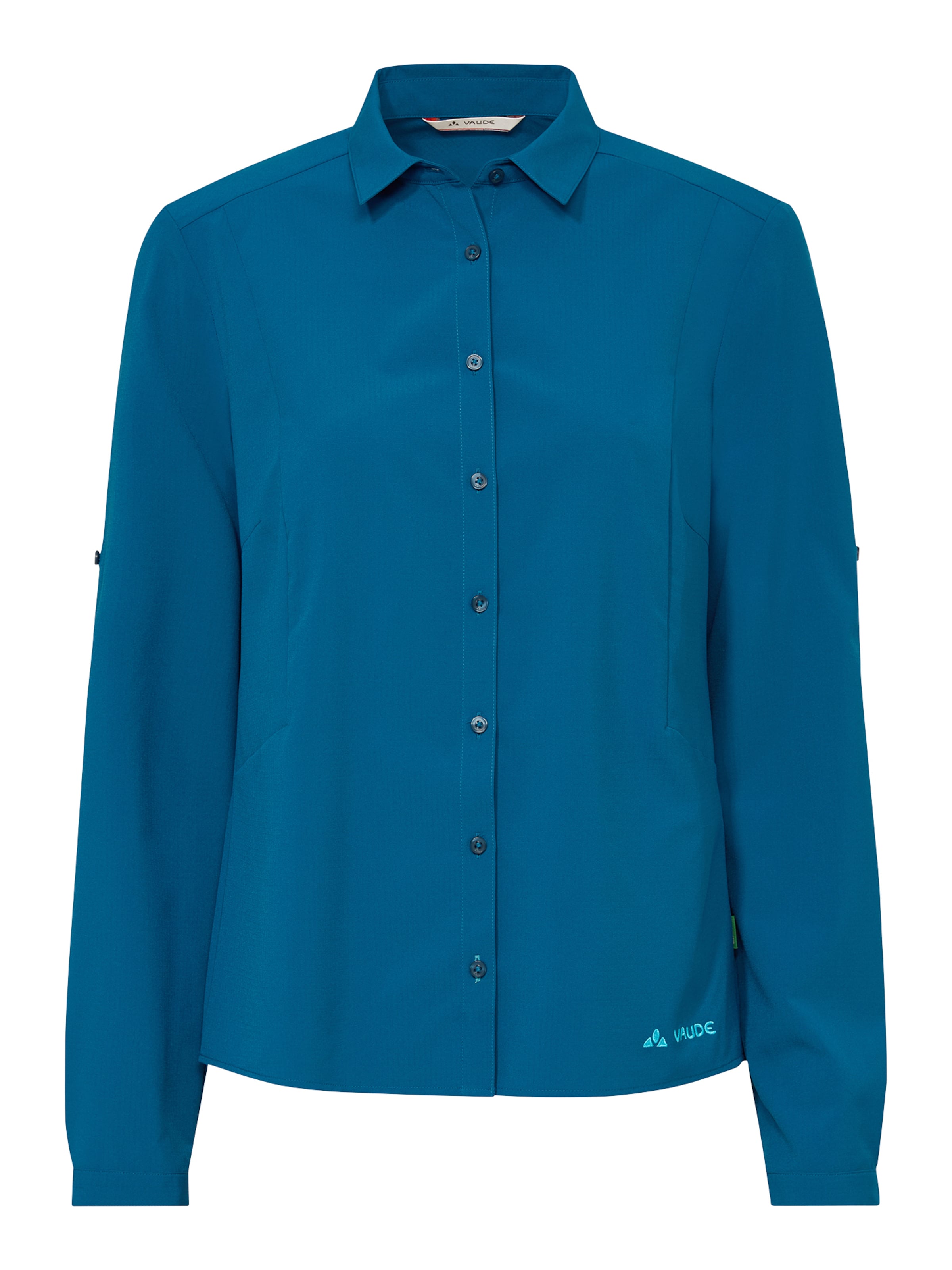 VAUDE Multifunctionele blouse 'Rosemoor' in Blauw: voorkant