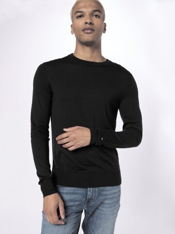 Tommy Hilfiger Tailored Pullover in Schwarz