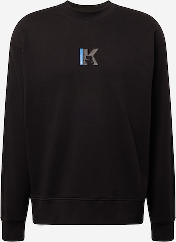 Sweat-shirt KARL LAGERFELD JEANS en noir : devant