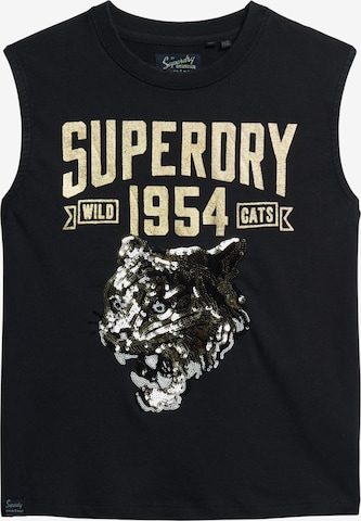 Superdry Top in Zwart: voorkant