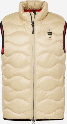 Gilet Blauer.USA en beige : devant