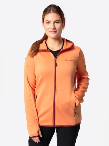 VAUDE Funktionsfleecejacke 'Valsorda' in Orange: predná strana