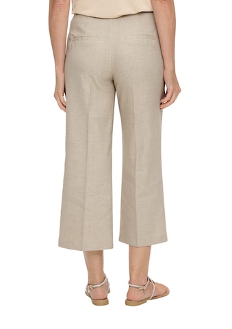 s.Oliver BLACK LABEL Wide leg Broek in Beige