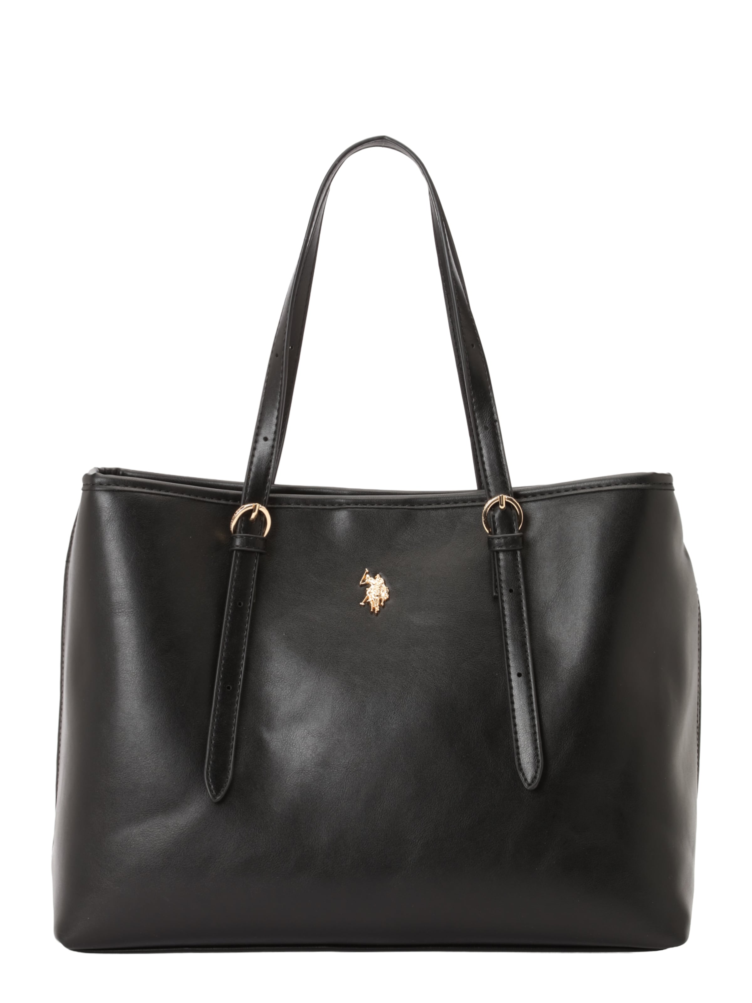 U.S. POLO ASSN. Μεγάλη τσάντα 'Blackstone' σε μαύρο: μπροστά