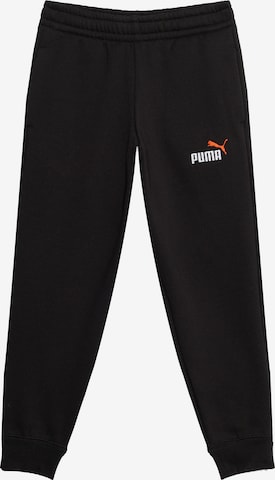 PUMATapered Hlače 'Ess No. 1' - crna boja: prednji dio