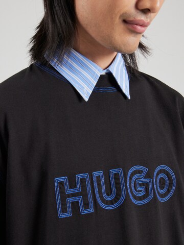 Maglietta 'Nitlogo' di HUGO in nero