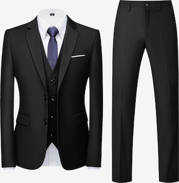 YOUTHUP Suit 'Terzett' in Black: front