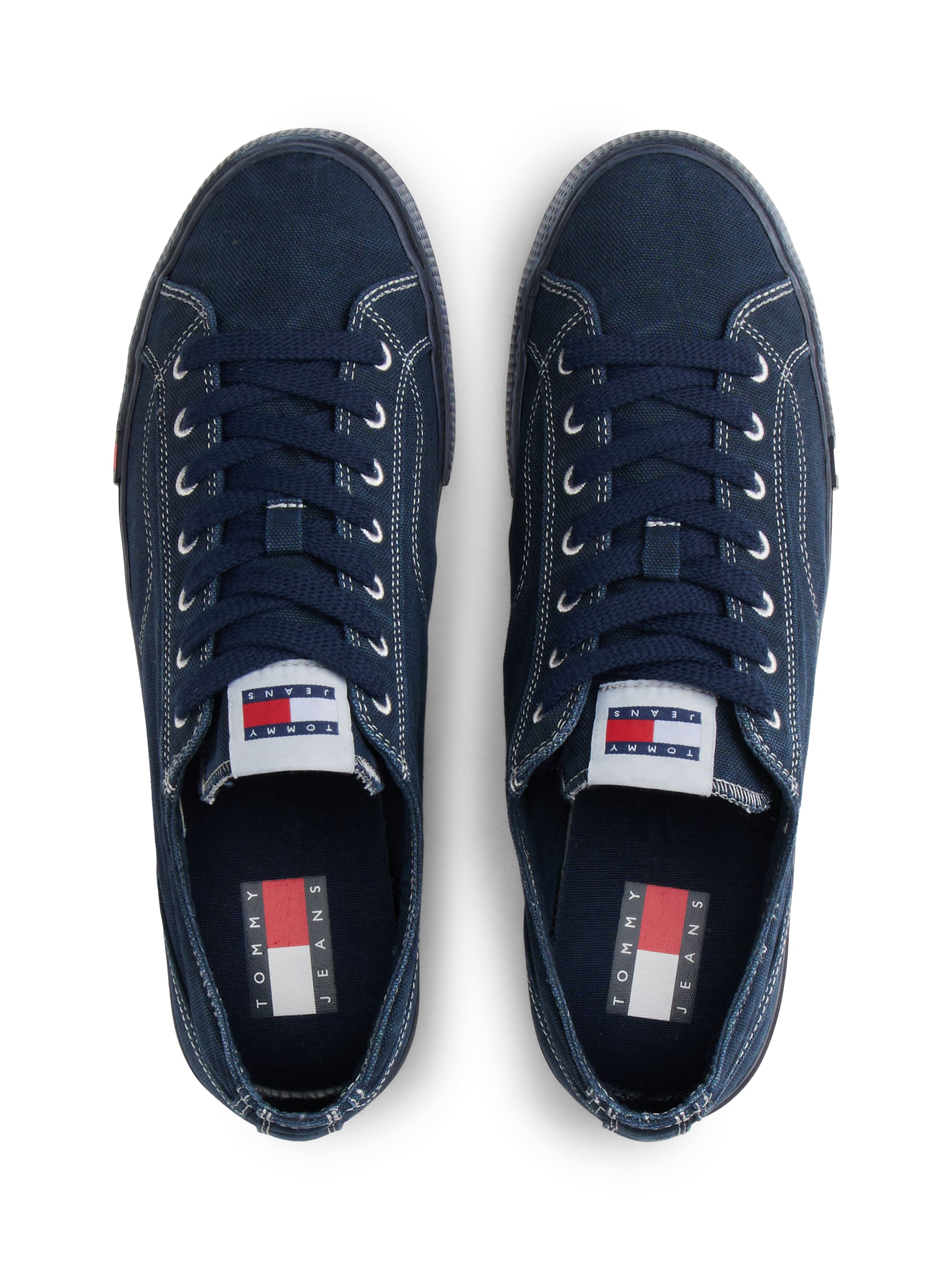 mėlyna Tommy Jeans Sportbačiai be auliuko