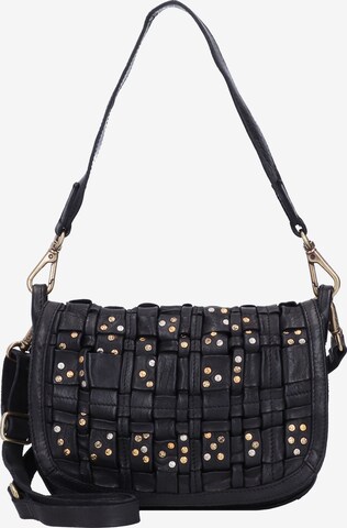 Campomaggi Shoulder Bag in Black: front