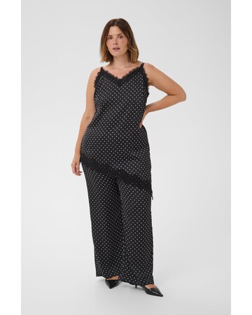 KAFFE CURVE Loosefit Broek 'Missu' in Zwart