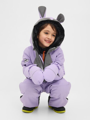 Ensemble 'BUNNYDO LILA Schneeanzug' WeeDo en violet : devant
