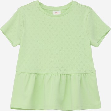 s.Oliver Shirt in Groen: voorkant