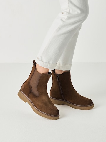 Chelsea Boots Tamaris en marron