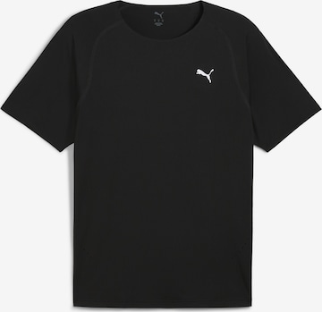 T-Shirt fonctionnel 'Cloudspun' PUMA en noir : devant