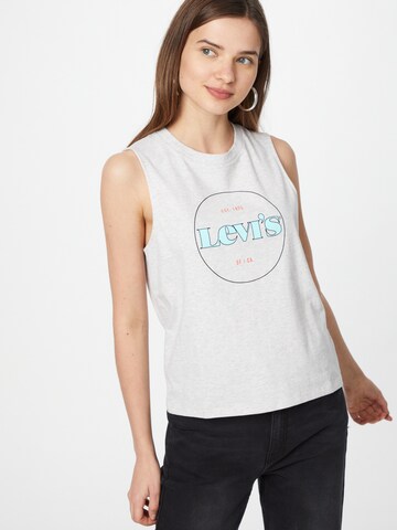 LEVI'S ® Top 'Graphic Band Tank' – šedá: přední strana