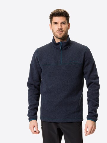 VAUDE Athletic Sweater 'M Rienza P III' in Blue: front