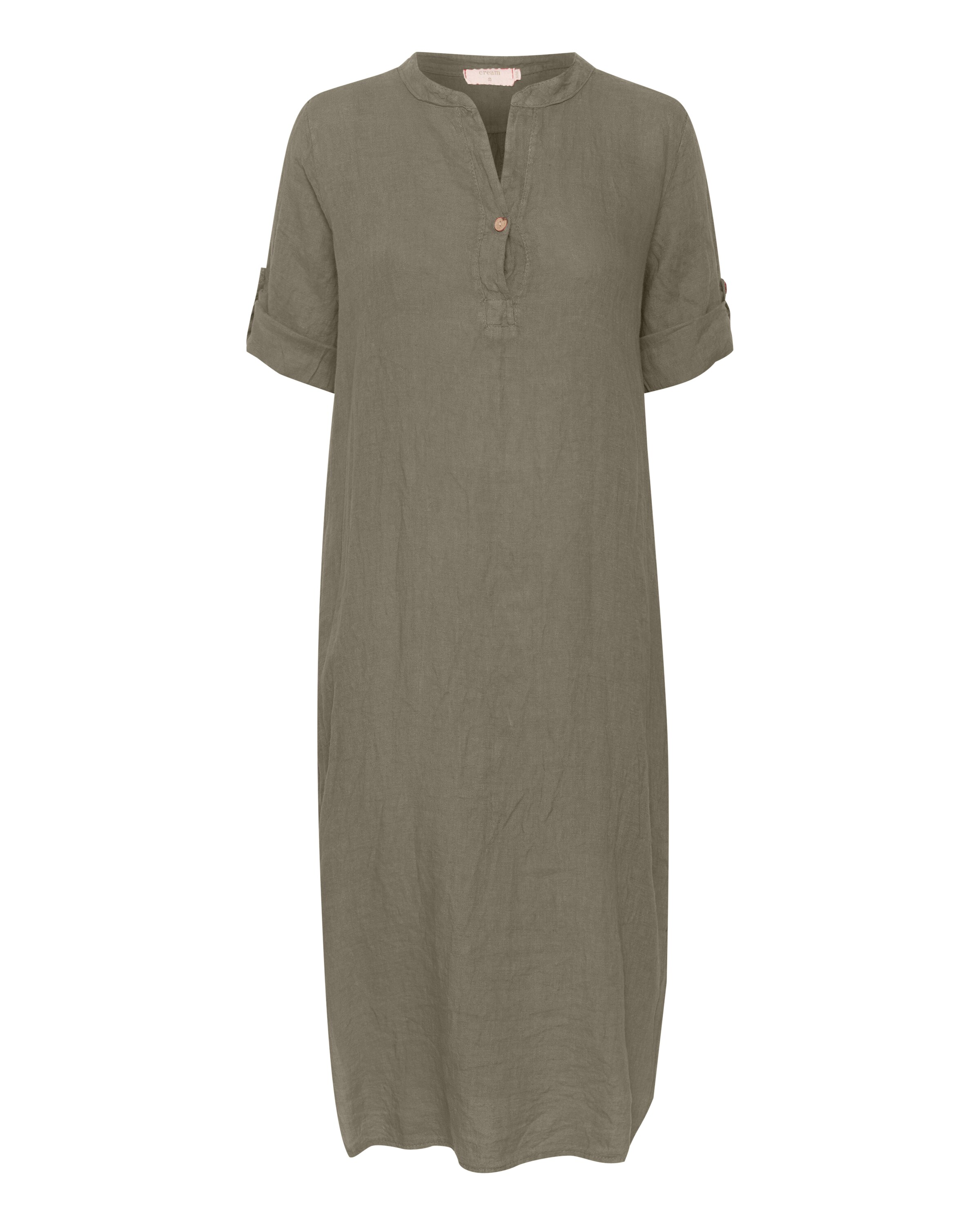 Robe-chemise 'Bellis' Cream en vert : devant