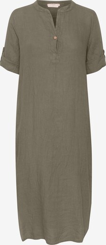 Cream Shirt Dress 'Bellis' in Green: front