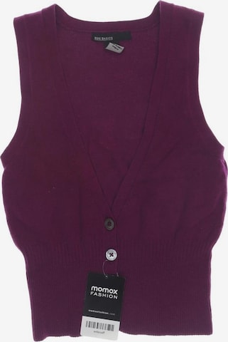 MANGO Vest in S in Purple: front