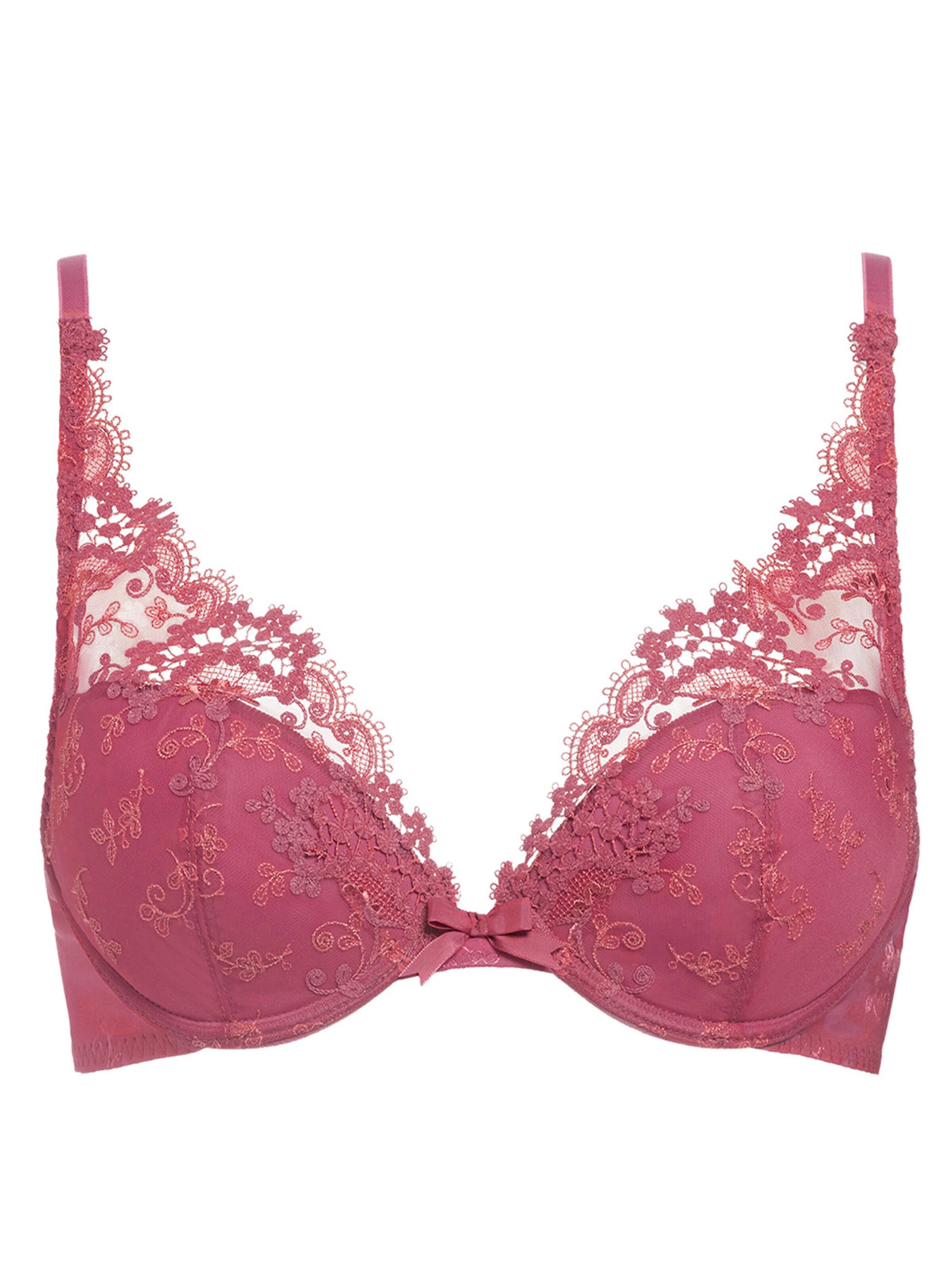 Simone Perele Push-up Bra 'Wish' in Red: front