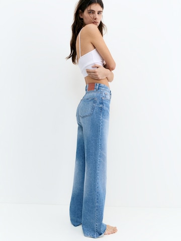 Pull&Bear Bő szár Farmer - kék