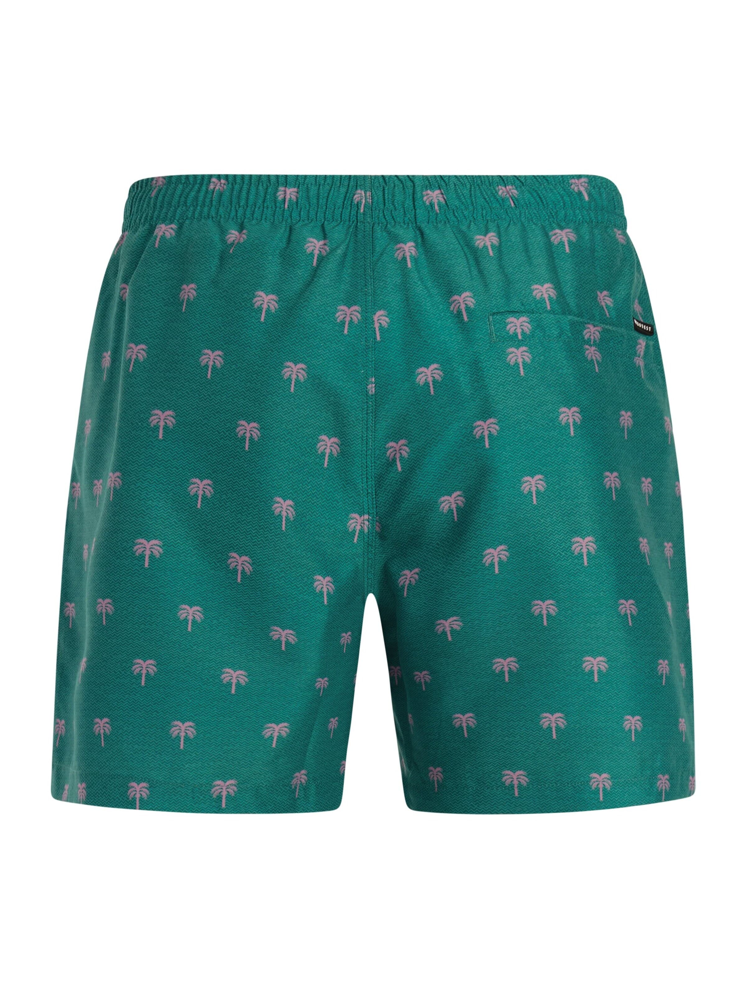 PROTEST Board Shorts 'PRTMascot' in Green