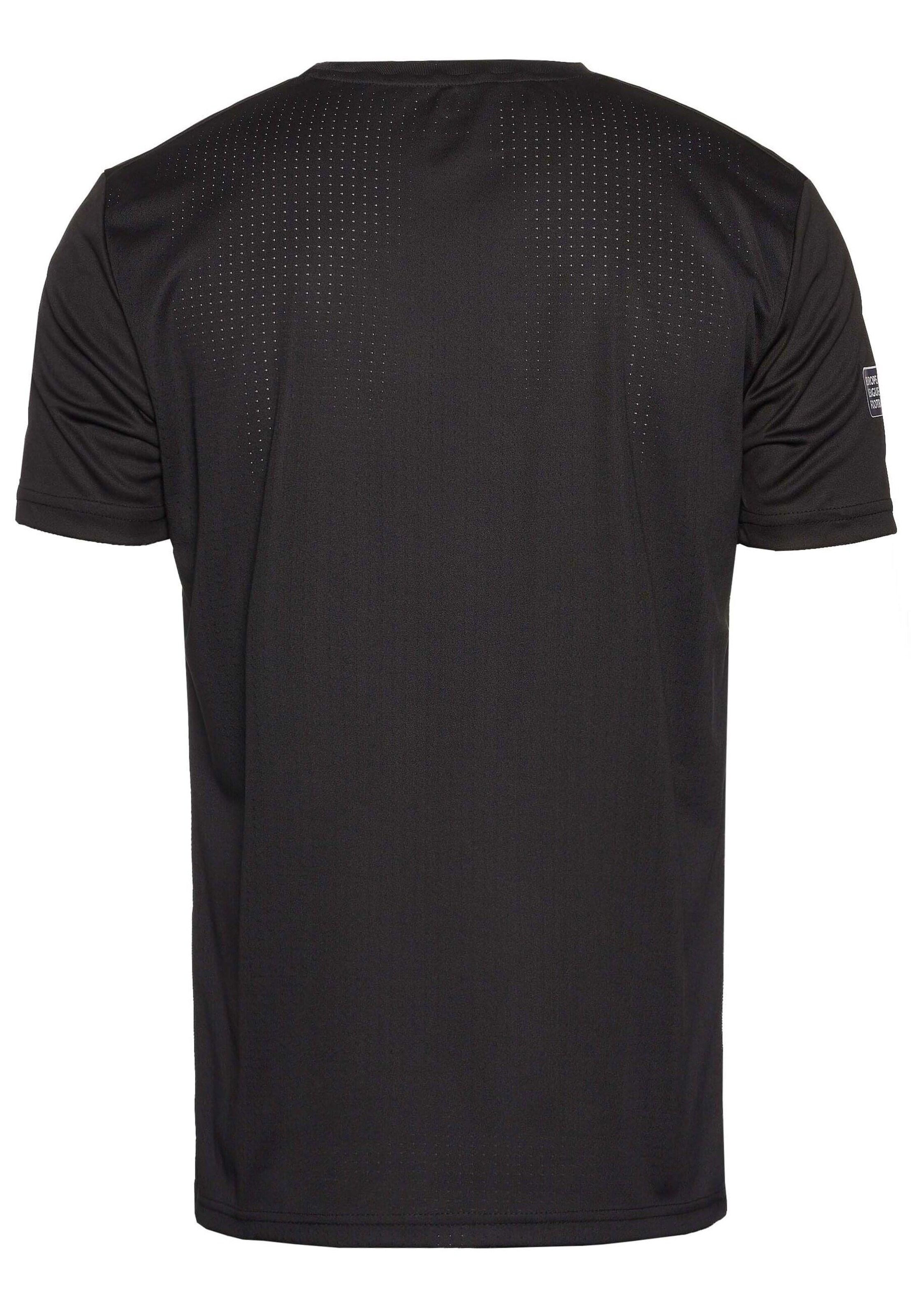 European League of Football Funktionsshirt in Schwarz