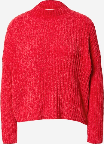 OVS Sweater 'CHENILLE' in Red: front