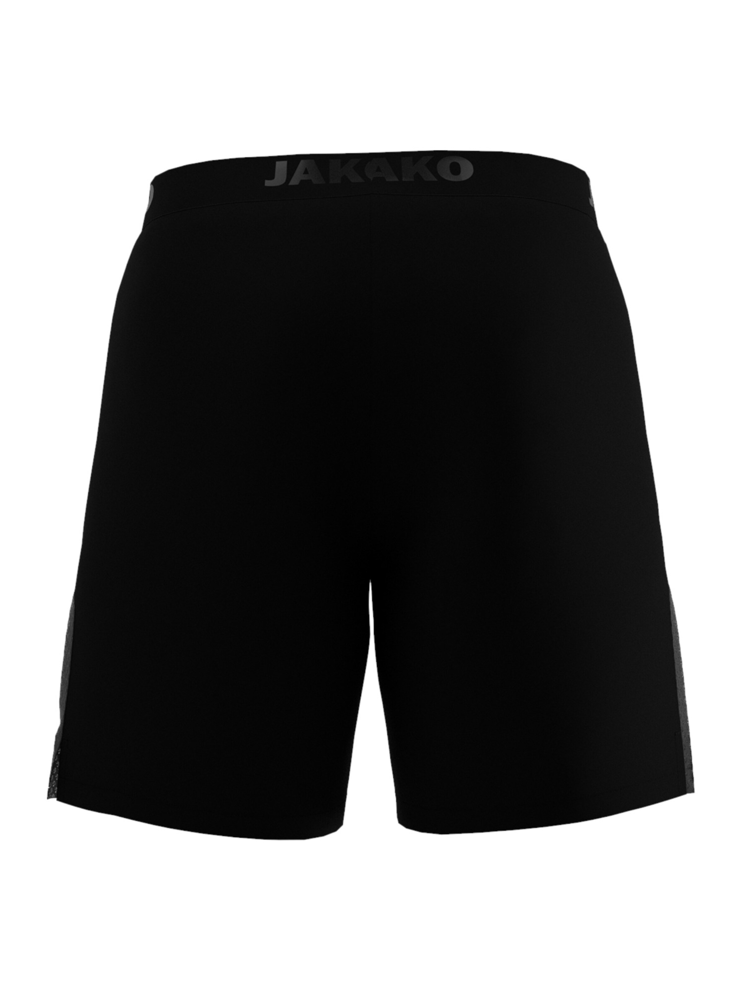 JAKO Skinny Sportshorts in Schwarz