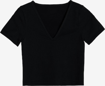 T-shirt fonctionnel Aim'n en noir : devant