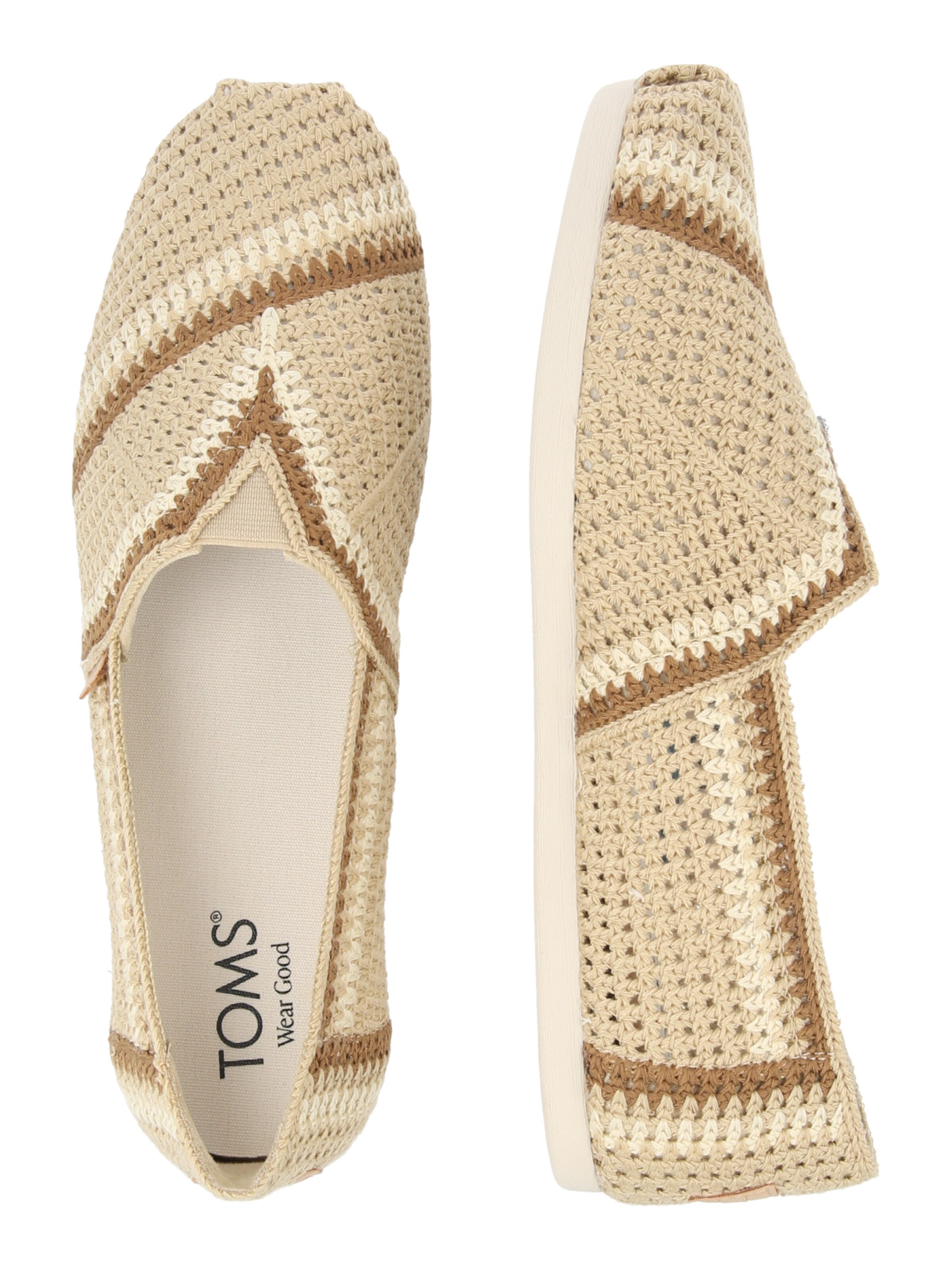 TOMS Instappers 'ALPARGATA CLASSIC' in Beige