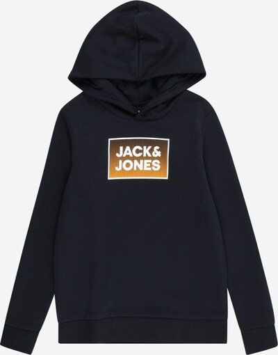 Jack & Jones Junior Sweatshirt 'Steel' in marine blue / Orange / White, Item view