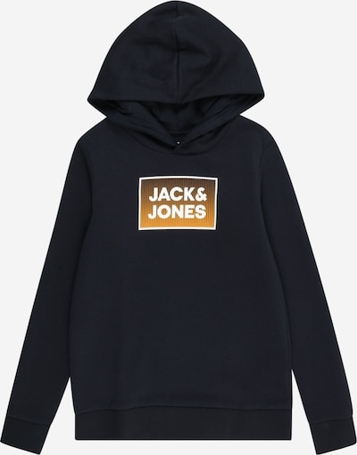 Jack & Jones Junior Sweater majica 'Steel' u morsko plava / narančasta / bijela, Pregled proizvoda