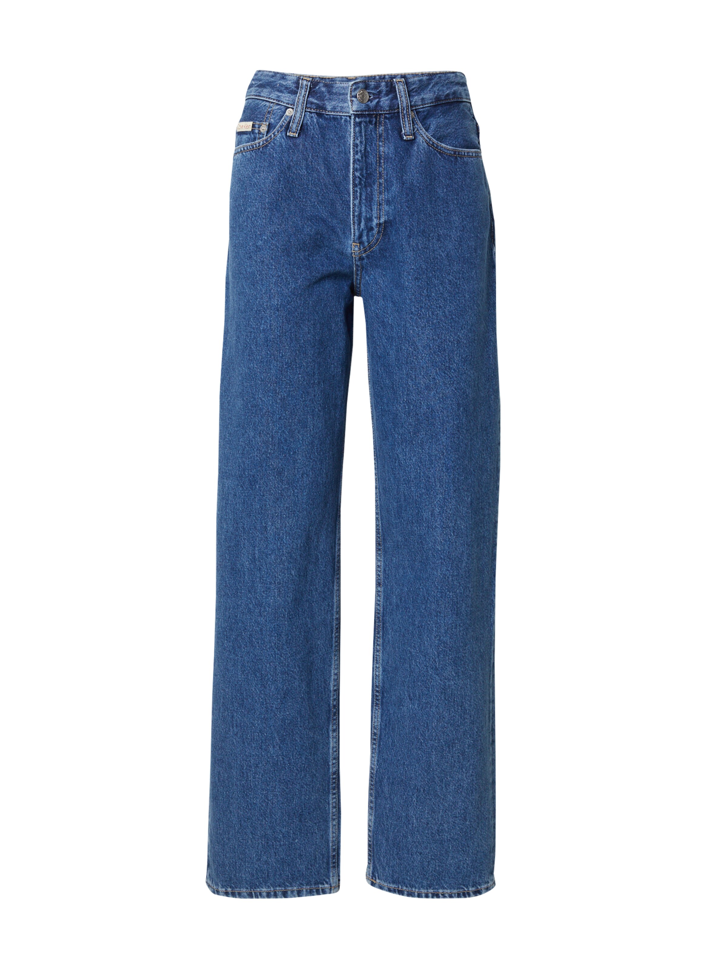 Calvin Klein Jeans Wide leg Jeans in Blue: front