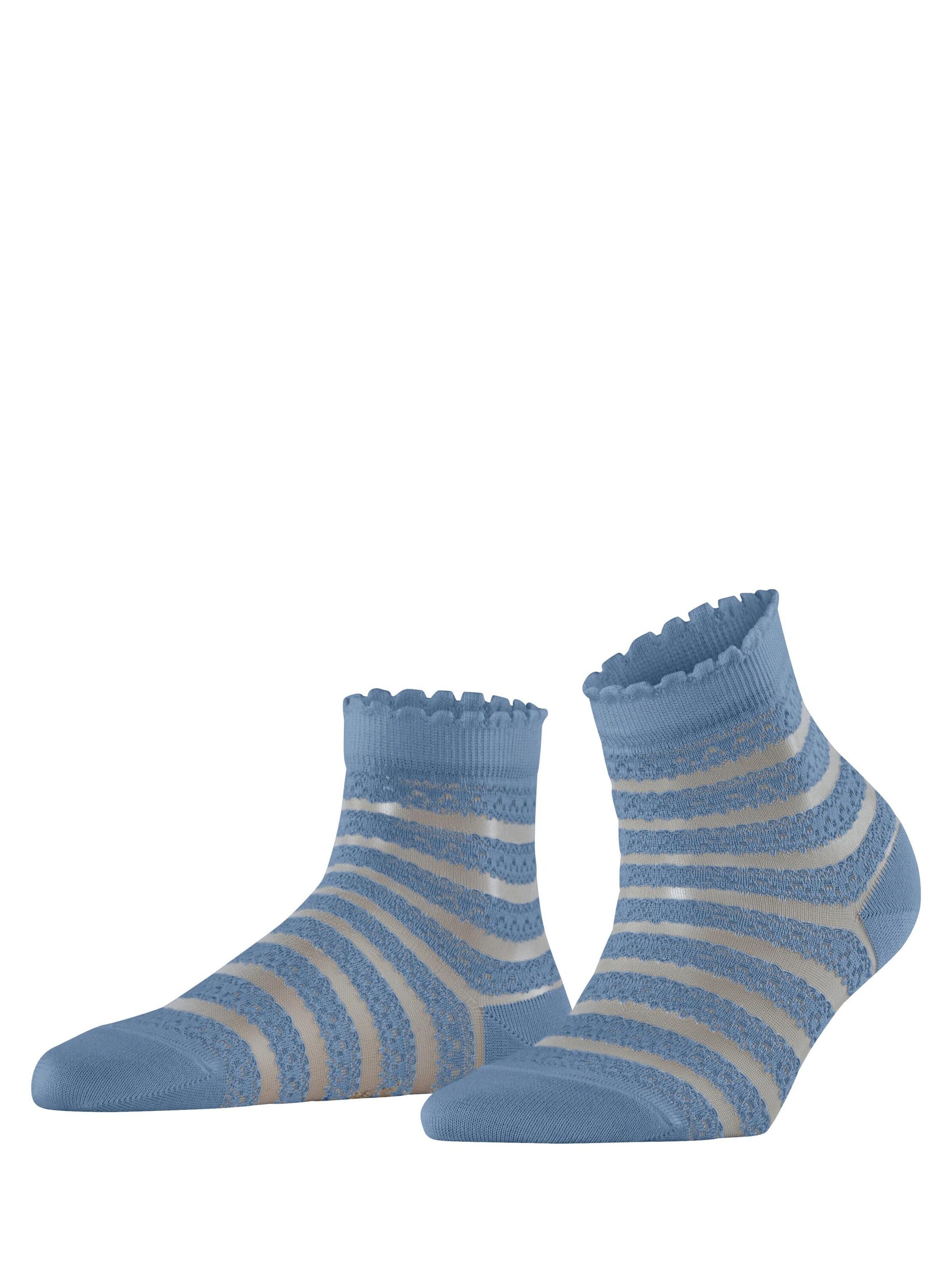 FALKE Socken 'Border Lace'‌‌‌‌‌‌ in Blau: Vorderseite