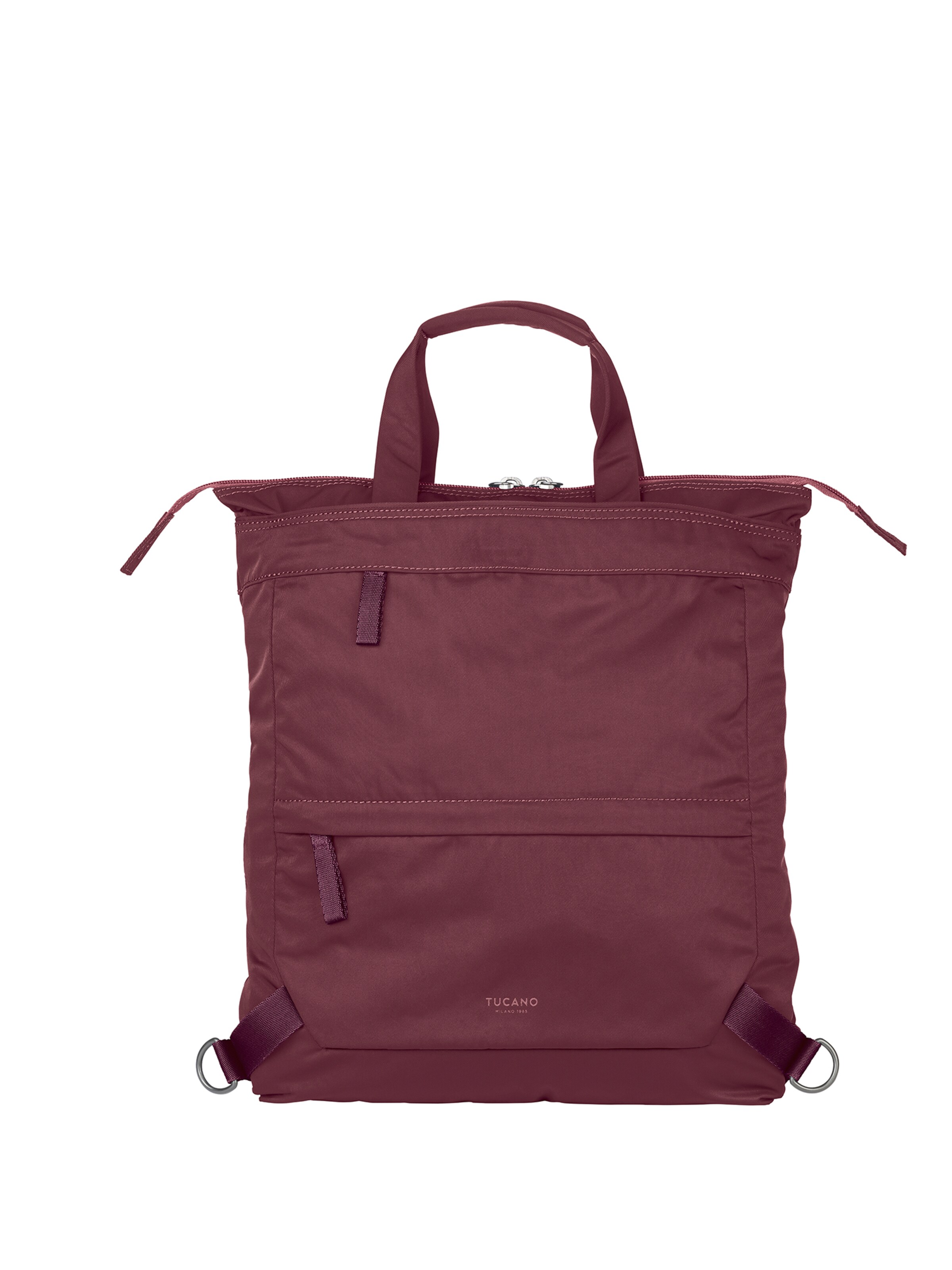 Zaino 'Zaino Unisex Tucano Recycled PET con Zip - 35x42x8 cm' di TUCANO in rosso