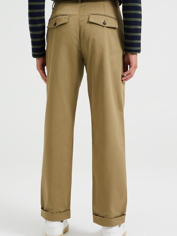 WE Fashion Regular Chino trousers in Green