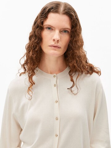 ARMEDANGELS Sweatjacke FINE KNIT in Beige