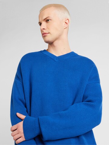 Pull-over 'DIMENSION' JACK & JONES en bleu