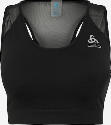 ODLO Bustier Sport bh in Zwart: voorkant