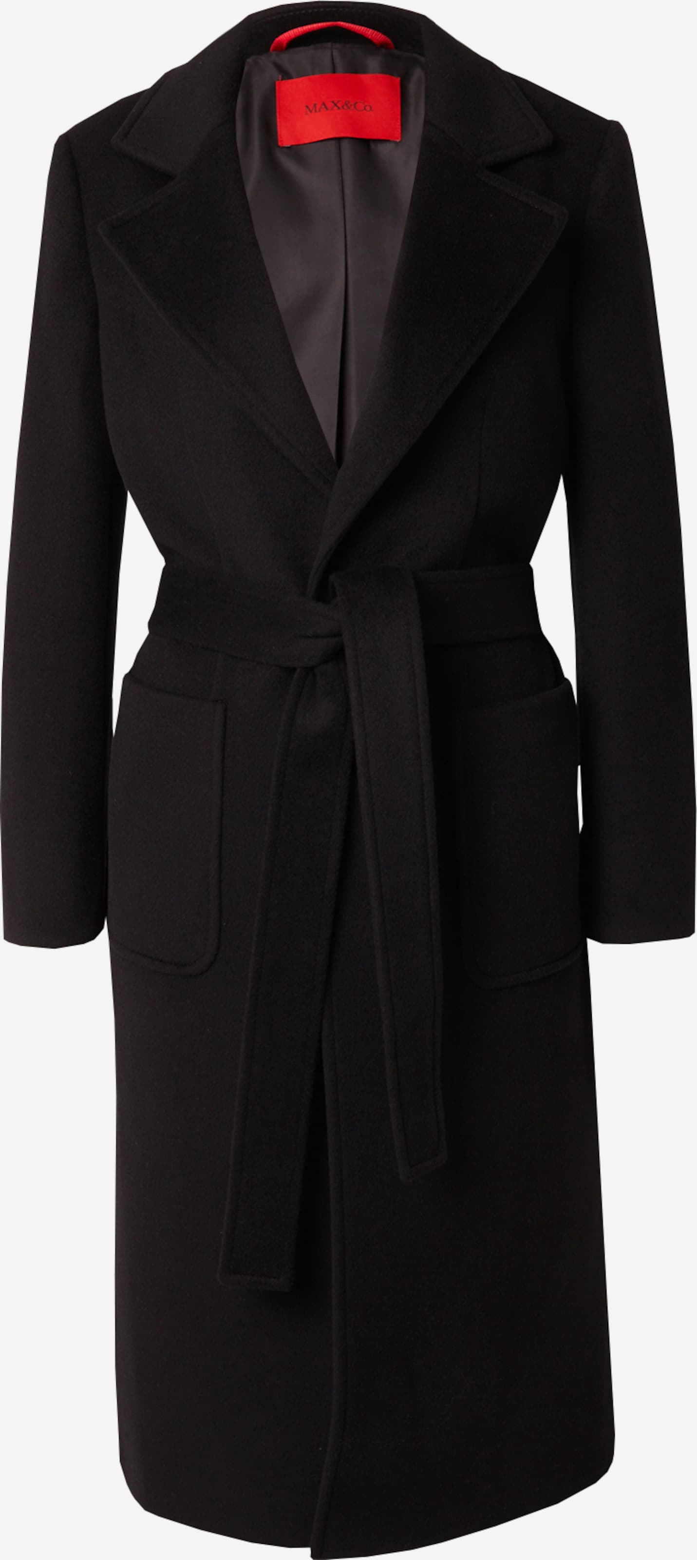 新品】MAX&Co Runaway wool coat Newmang Wool Coat White Max Mara 