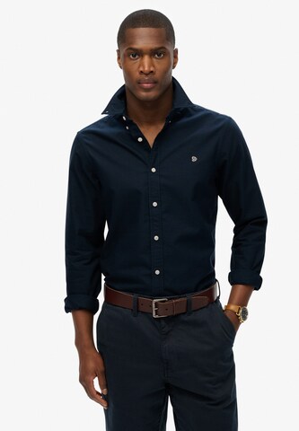 Coupe regular Chemise Superdry en vert : devant