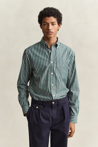 Regular fit Cămașă de la GANT pe verde: față